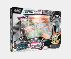 Pokémon Scarlet & Violet Black Bolt & White Flare Victini Illustration Collection
