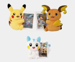 Pokemon Plush Mystery Tin Opties 1 Pokémon Knuffel Kaartenhouder Mystery Box (Chinese Editie)