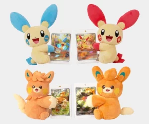 Pokemon Plush Mystery Tin Opties 2 Pokémon Knuffel Kaartenhouder Mystery Box (Chinese Editie)